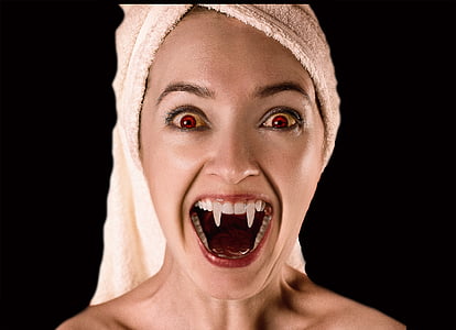 woman wearing white towel thumbnail