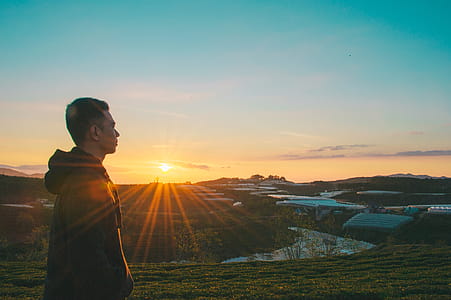Photo of Man During Sunrise thumbnail