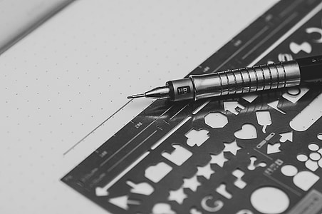 black and gray pen thumbnail