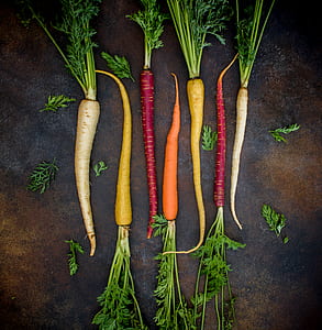 several assorted-color of carrots thumbnail