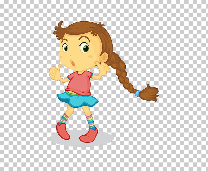 Long Hair Braid Dancing Girl Png Clipart Free Cliparts Uihere