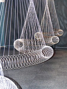 silver steel hanging decoration thumbnail
