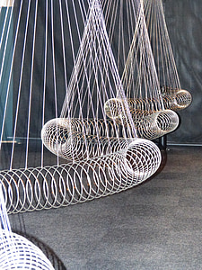gray metal hanging decor thumbnail