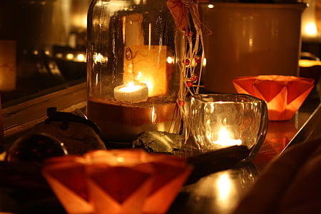 clear glass candle holder thumbnail