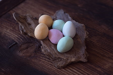 assorted-color egg ceramic figurines thumbnail