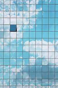 sky, clouds, building, windows thumbnail