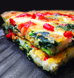 Omelette with Whitebait and Spinach thumbnail