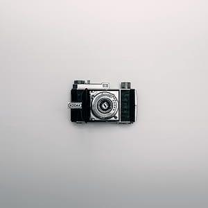 grey and black Kodak camera on white surface thumbnail