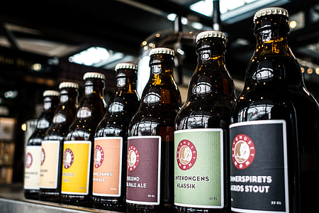Small brewery beer bottles thumbnail