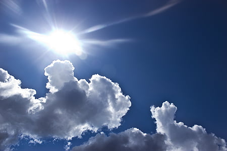 white clouds and blue sky during day time thumbnail
