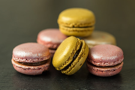 Closeup shot of fresh Macarons, image captured with a Canon 6D thumbnail