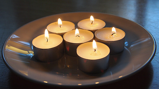 tealight candle lighted thumbnail