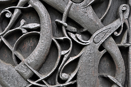 Ornament, Relief, Carving, Wood, Church, relief, carving thumbnail