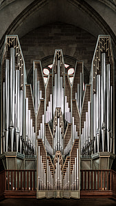 pipe Organ, church, musical Instrument, indoors thumbnail