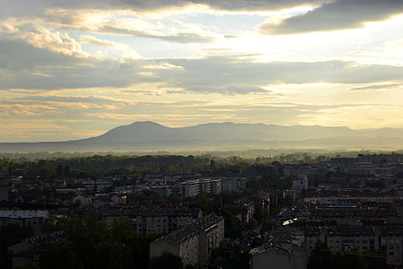 Cityscape and Horizon of Zagreb, Croatia thumbnail