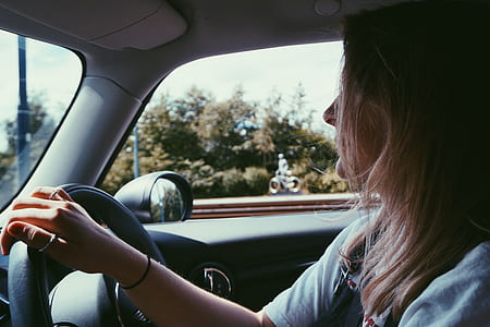 woman sitting on car seat thumbnail