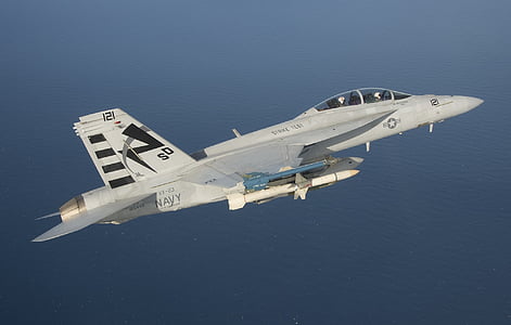 white fighter jet above the sky thumbnail
