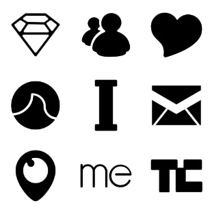 Social Media Vol. 4 svg vector icon sets