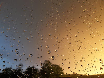 glass panel with raindrops thumbnail
