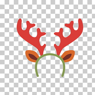 Rudolph Reindeer Moose Antler Cartoon Reindeer Headband Png Clipart Free Cliparts Uihere