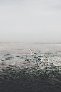 person standing on body of water thumbnail