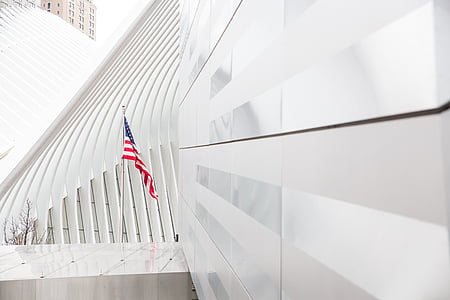 US flag waving during daytime thumbnail