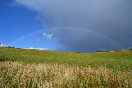 rainbow over field thumbnail