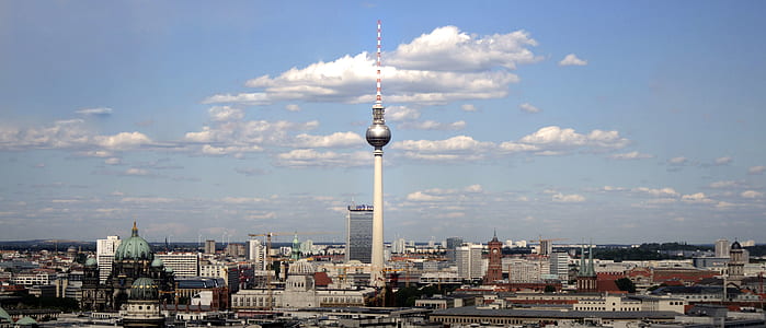 city, sky, landmark, clouds thumbnail