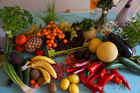 assorted fruits and vegetables thumbnail