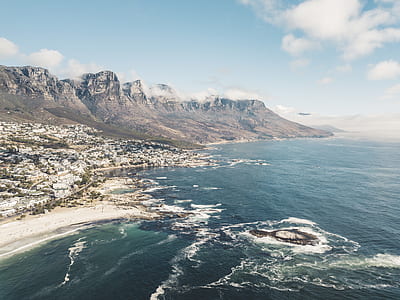 aerial photography of island and body of water thumbnail