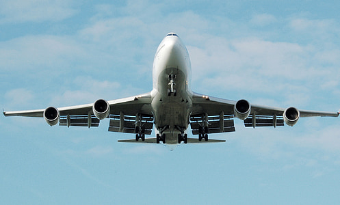 passenger airplane in the sky thumbnail