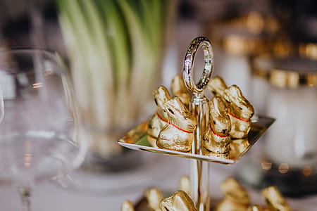 Golden Bunnies on the Tray thumbnail