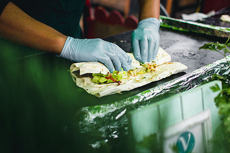 Preparing healthy wrap to go thumbnail