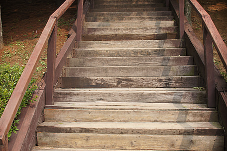 Wooden Stairs, Republic Of Korea thumbnail