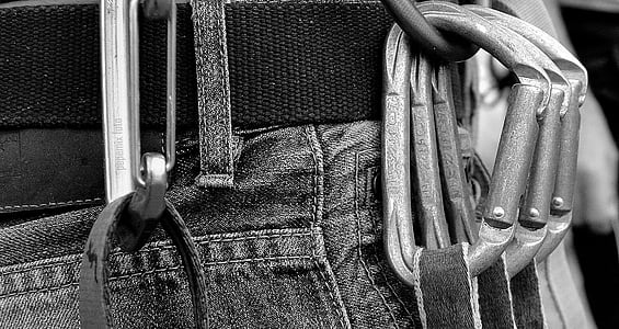person carrying three carabiners thumbnail