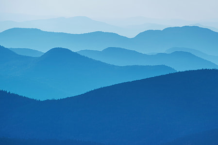 Windows 7 blue mountains wallpaper thumbnail