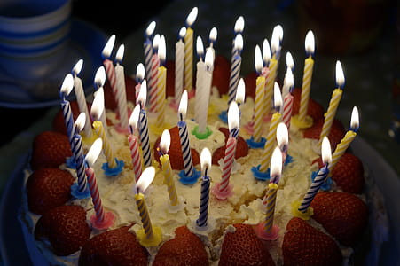lighted cherry cake thumbnail