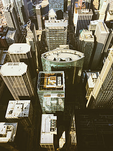 aerial photography of cityscape thumbnail