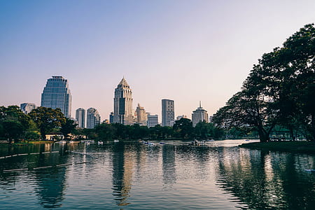 buildings near body of water thumbnail