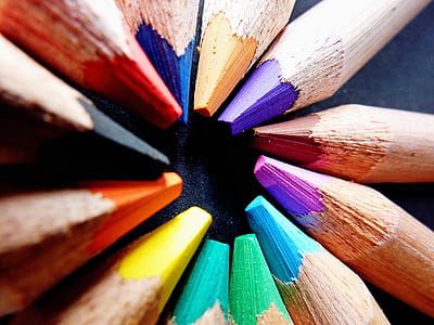 closeup photography of color pencils thumbnail
