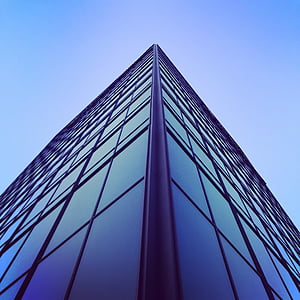 worm view photography of building thumbnail