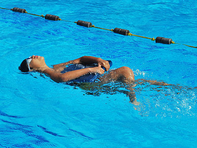 person floating on the pool thumbnail