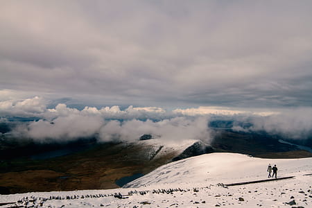 Mountain Covered By Snow thumbnail