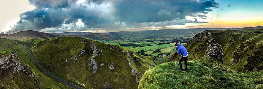 man standing on landscape thumbnail