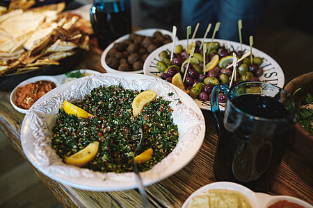 Table with Lebanese Food thumbnail