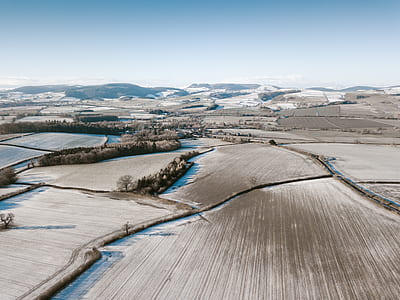 aerial photography of brown field thumbnail