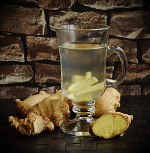 clear glass mug beside gingers thumbnail