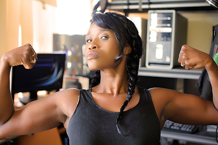 woman wearing black tank top thumbnail
