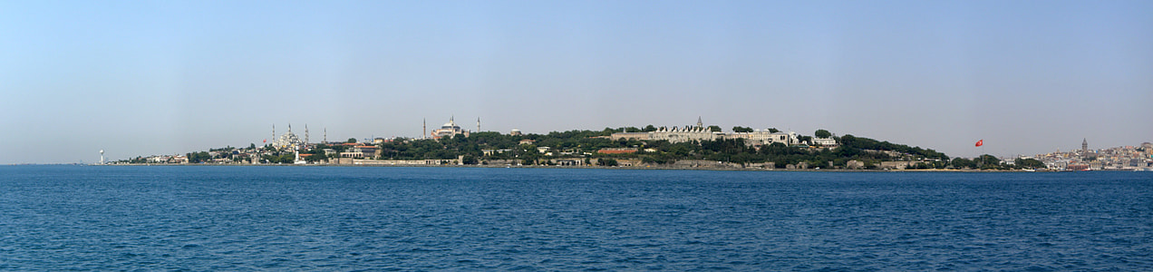 Far off skyline of Istanbul, Turkey thumbnail