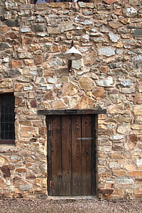 brown wooden panel door thumbnail